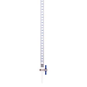 Burette, Acrylic, PTFE Stopcock, 25ml x 0.1ml
