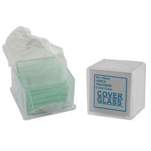 Glass Cover Slips, No. 1, 18 x 18mm (PK100)