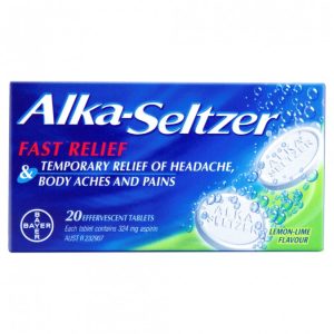 ALKA-SELTZER Fast Relief Lemon-Lime 20 effervescent tabs