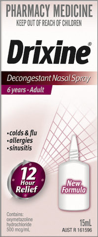 Drixine Decongestant Nasal Spray 15ml