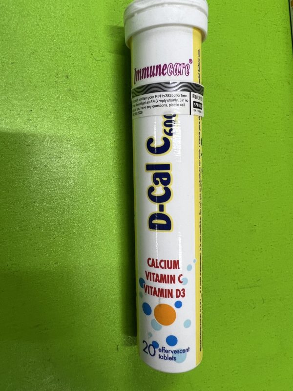 IMMUNECARE  CALCIUM/VITAMIN D3/VITAMIN C (EFFERVESCENT) BY 20TAB
