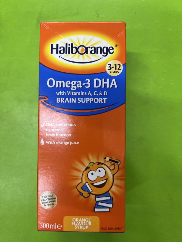 HALIBORANGE OMEGA-3 DHA (BRAIN SUPPORT) 300ML
