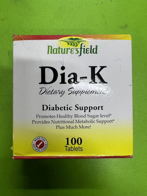 DIA-K   DIABETIC SUPPORT   100TAB PER SACHET