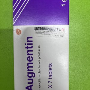 AMOXICILLIN/CLAVULANIC ACID 1000MG (AUGMENTIN)
