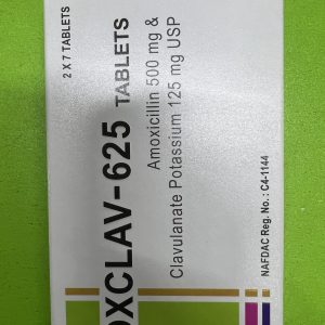 AMOXICILLIN/CLAVULANIC ACID 625MG (OXCLAV)