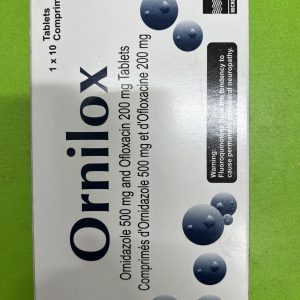 ORNIDAZOLE/OFLOXACIN 500/200MG (ORNILOX)