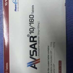 AMLODIPINE/VALSARTAN 10/160MG (AVSAR)PER SACHET