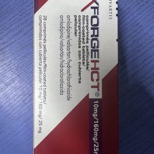 AMLODIPINE/VALSARTAN/HYDROCHLOROTHIAZIDE 10/160/25MG (EXFORGEHCT)PER SACHET
