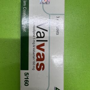 AMLODIPINE/VALSARTAN 5/160MG (VALVAS)PER SACHET