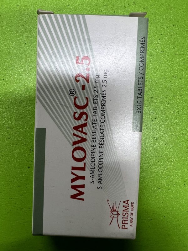 S-AMLODIPINE 2.5MG (MYLOVASC)BY 30 TAB