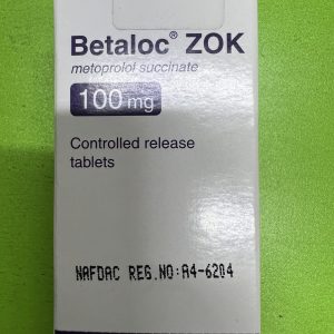 METOPROLOL SUCCINATE 100MG (BETALOC)BY 30 TAB