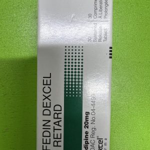 NIFEDIPIN DEXCEL RETARD 20MG PER SACHET