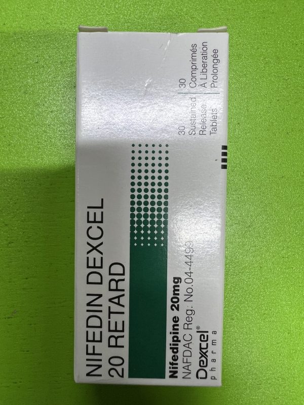 NIFEDIPIN DEXCEL RETARD 20MG PER SACHET