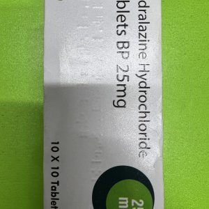 HYDRALAZINE 25MG PER SACHET
