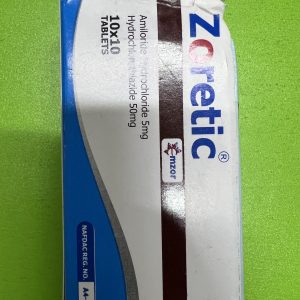 AMILORIDE/HYDROCHLOROTHIAZIDE 5/50MG (ZORETIC)PER SACHET
