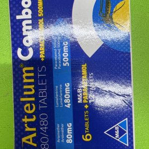 ARTEMETHER LUMERFRANTRINE 80/480MG (ARTELUM COMBO)