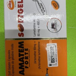 ARTEMETHER LUMERFRANTRINE 80/480MG (AMATEM SOFTGEL)