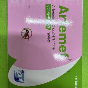 ARTEMETHER LUMERFRANTRINE 80/480MG (ARTEMEF)
