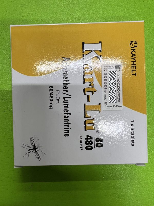 ARTEMETHER LUMERFRANTRINE 80/480MG (KART-LU)