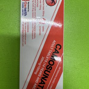 AMODIAQUINE/ARTESUNATE 300/100MG (CAMOSUNATE) 14YRS & ABOVE