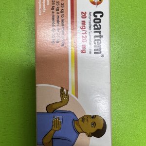 ARTEMETHER/LUMERFRANTRINE 20/120MG (COARTEM)x18