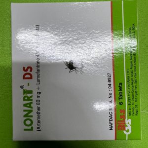 ARTEMETHER/LUMERFRANTRINE 80/480MG (LONART DS)