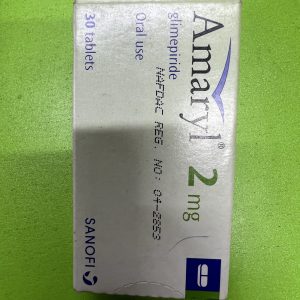 AMARYL TABLETS UK(Glimepiride 2mg) PER SACHET