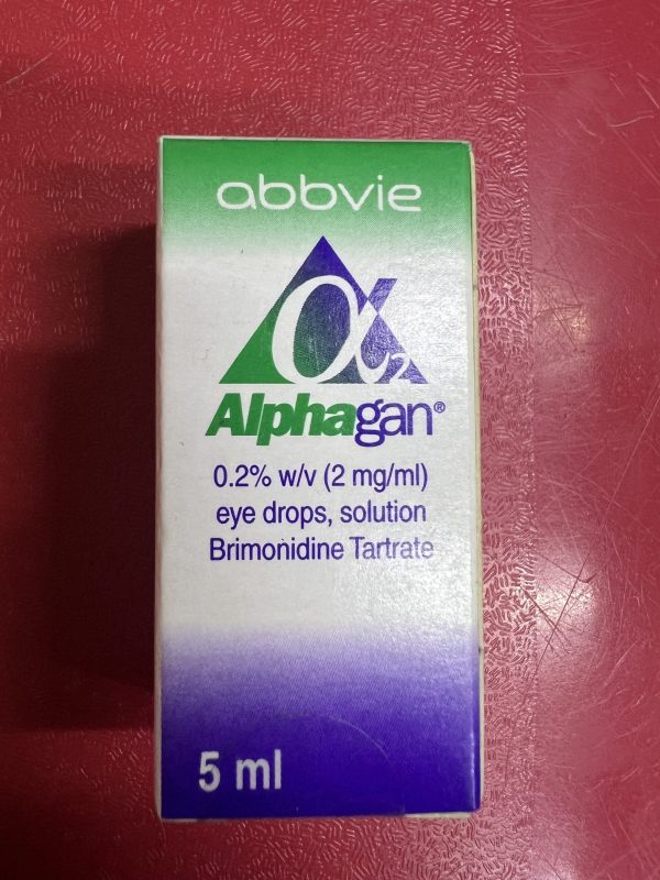 ALPHAGAN EYE DROPS SOLUTION UK 5ml (Brimonidine Tartrate)