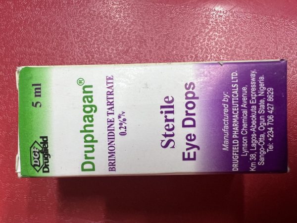 DRUPHAGAN STERILE EYE DROPS (Brimonidine Tartrate 0.2%w/v)