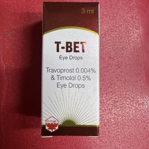 T-BET EYE DROPS (Travoprost & Timolol 3ml)