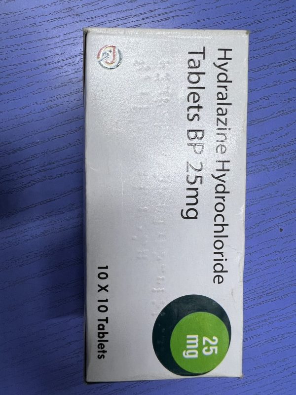HYDRALAZINE HYDROCHLORIDE TABLETS 25mg