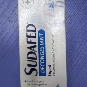 SUDAFED DECONGESTANT LIQUID (Pseudoephedrine hydrochloride)