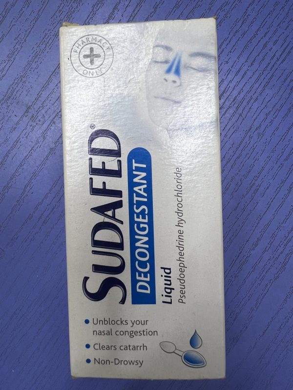 SUDAFED DECONGESTANT LIQUID (Pseudoephedrine hydrochloride)