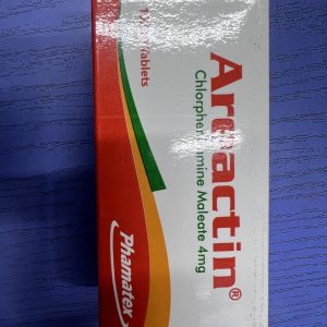 AREACTIN (Chlorpheniramine Maleate 4mg)PER SACHET