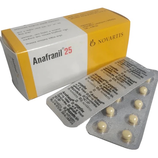 ANAFRANIL (CLOMIPRAMINE HYDROCHLORIDE 25MG) NOVARTIS PER SACHET