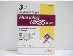 Humalog Mix 25 100Iu/Ml X5