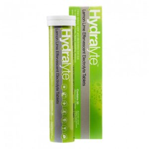 HYDRALYTE Lemon Lime Flavoured Effervescent Electrolyte Tablets 20 Tablets