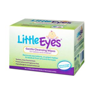 LITTLE EYES Gentle Cleansing Wipes for Babies and Children