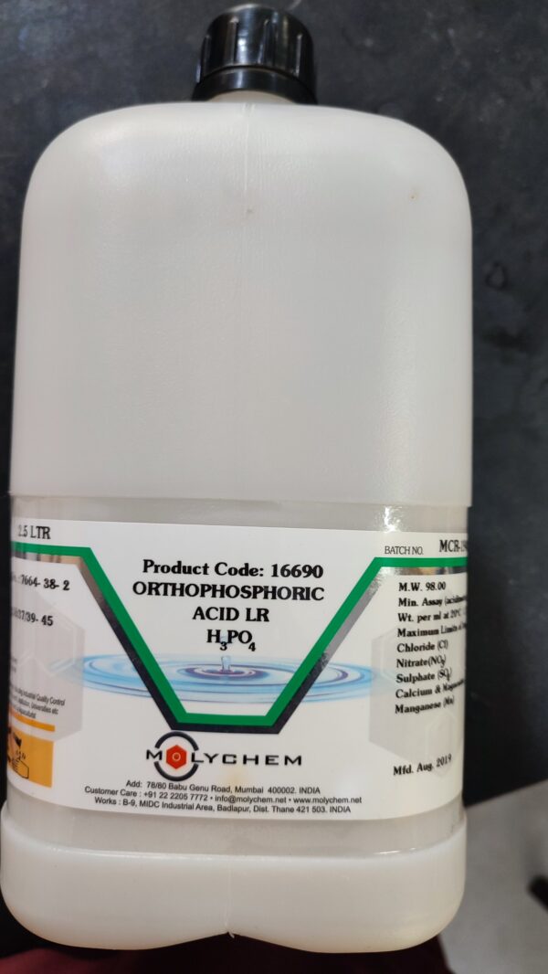 Phosphoric acid (ortho) Analytical grade