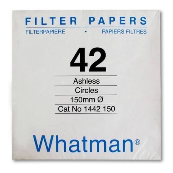 Whatmann 42 Filter paper (ASHLESS)