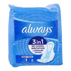 Always Maxi Thick Extra Long Pads, 8pcs
