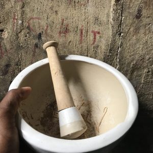 Mortal and pestle
