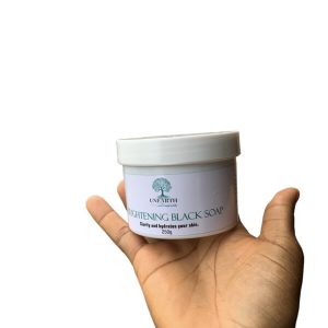 Brightening African black soap