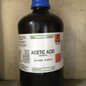 Acetic acid 2.5L repackaged