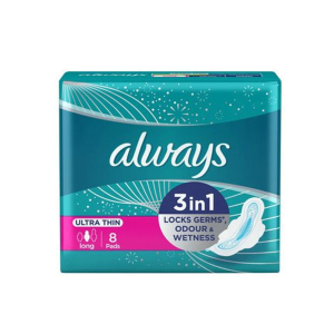 Always Ultra Thin Long (8 Pads)