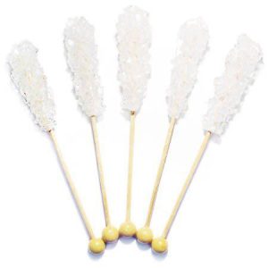 White Rock Candy on Stick