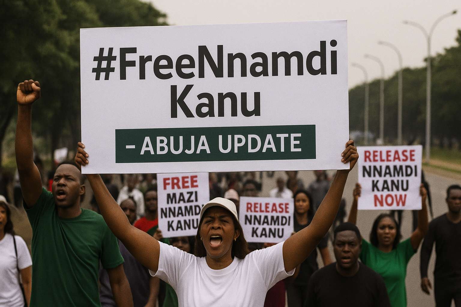 FreeNnamdiKanu protest Abuja