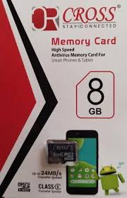 8GB AntiVirus memory card