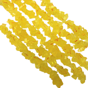 Premium Saffron Rock Candy on Thread