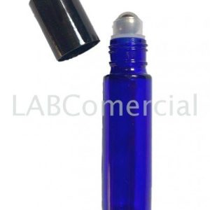 10ml Blue Bottle & Stainless Steel Roll-On